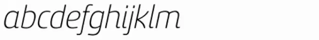 Sancoale Softened Light Italic