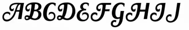 Sandena Bold Condensed Italic Swash