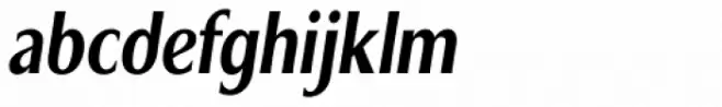 Sandena Bold Condensed Italic