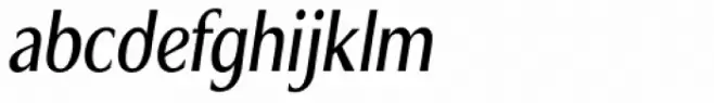 Sandena Medium Condensed Italic