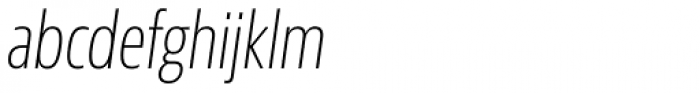 Sans Beam Head Extra Light Italic