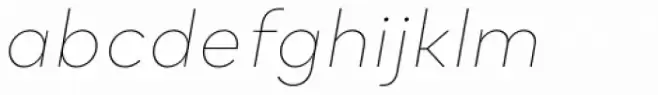 Santral Thin Italic