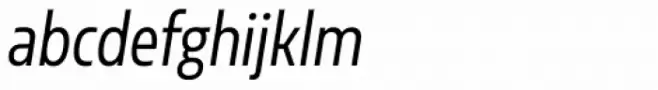 Sarun Pro Condensed Regular Italic