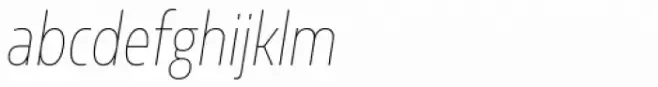 Sarun Pro Condensed Thin Italic