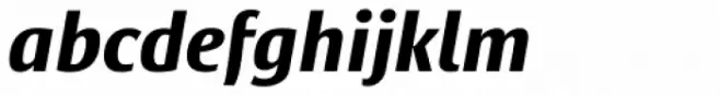 Satero Sans Pro Bold Italic