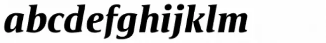 Satero Serif Pro Bold Italic