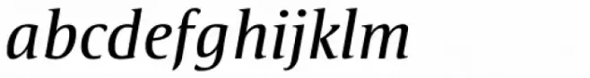 Satero Serif Pro Italic