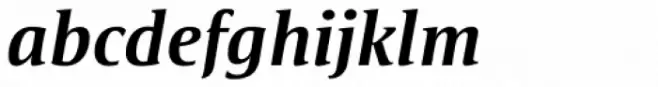 Satero Serif Pro Medium Italic