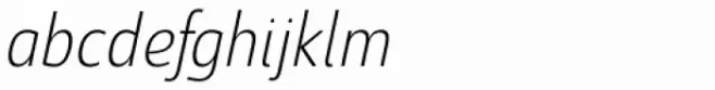 Savigny Light Condensed Italic