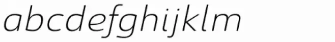 Savigny Light Extended Italic