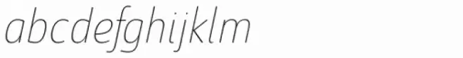 Savigny Thin Condensed Italic