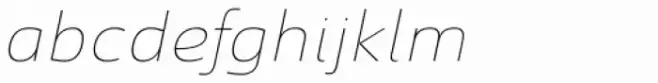 Savigny Thin Extended Italic