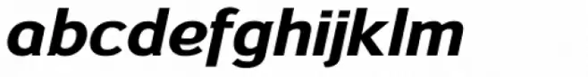 Savile ExtraBold Italic