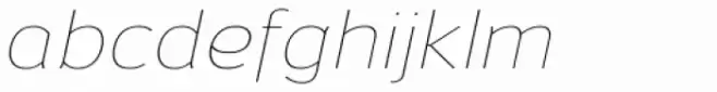 Savile Thin Italic