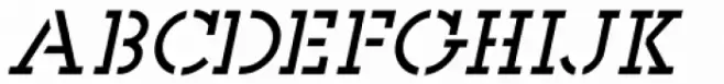 Saw Mill Stencil Oblique JNL