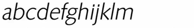 Saxony Serial Light Italic