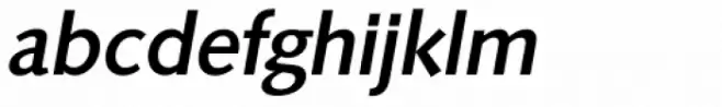 Saxony Serial Medium Italic