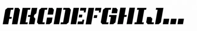 SbB Intermodal Stencil A Italic 10