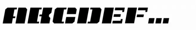 SbB Intermodal Stencil F Italic 10