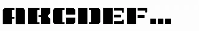 SbB Intermodal Stencil F Regular