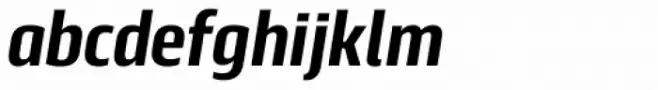 Scansky Condensed Semi Bold Italic