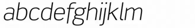 Scene Light Italic