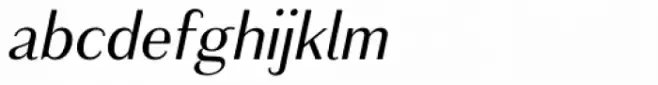 Schism One Light Italic