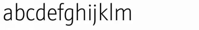 Schnebel Sans ME Condensed Thin