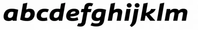 Schnebel Sans ME Extended Black Italic