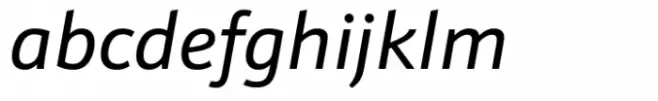 Schnebel Sans ME Regular Italic