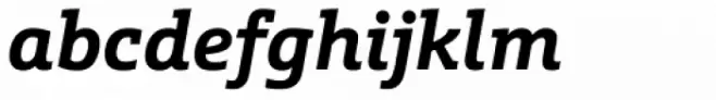 Schnebel Slab Pro Bold Italic