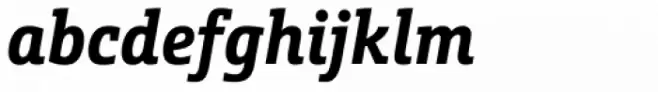 Schnebel Slab Pro Condensed Bold Italic