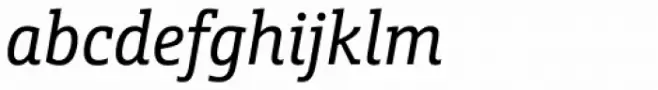 Schnebel Slab Pro Condensed Italic