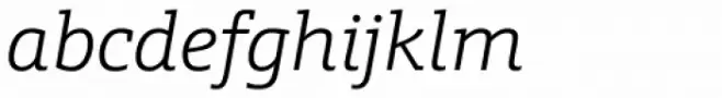 Schnebel Slab Pro Light Italic