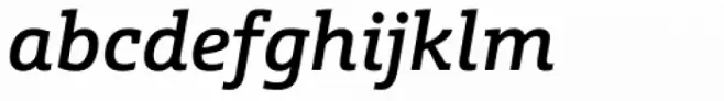 Schnebel Slab Pro Medium Italic