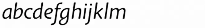 Schoiffer Sans Italic