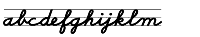 School Script Lined Bold
