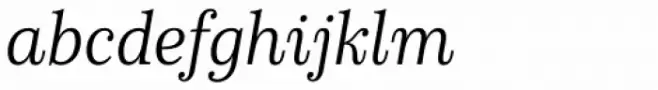 Schorel Condensed Book Italic