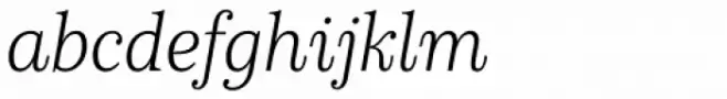 Schorel Condensed Light Italic