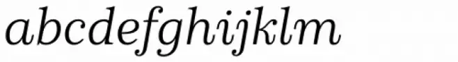 Schorel Extended Book Italic