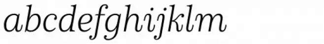 Schorel Norm Light Italic