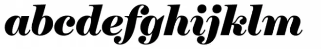 Schotis Display Heavy Italic