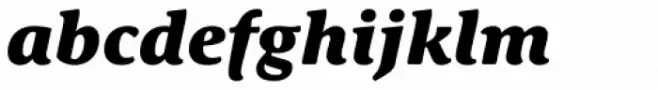 Schuss Serif Pro Heavy Italic
