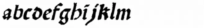 Scoto Koberger Fraktur N9 Italic