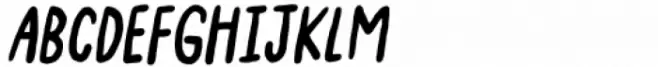 Scrungy Picnic Italic
