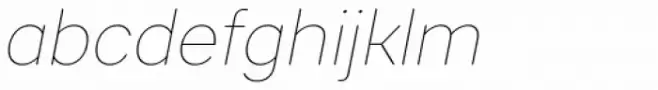 Sebino Soft Thin Italic