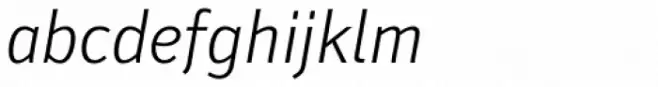 Secca Light Italic