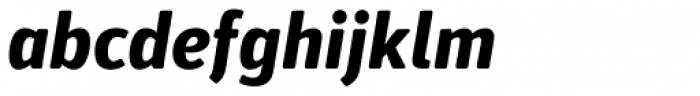 Secca Soft Extra Bold Italic