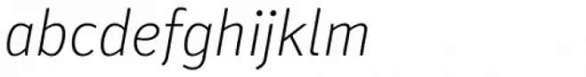Secca Soft Thin Italic