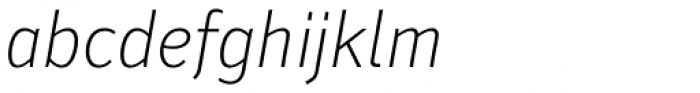 Secca Thin Italic
